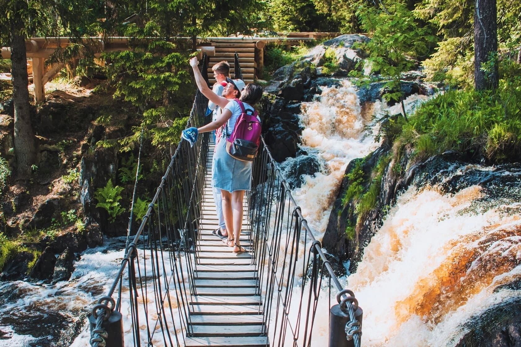 Водопад Ахвенкоски